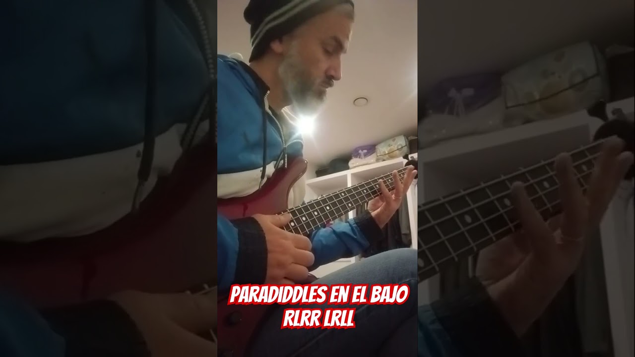 Paradiddles en el bajo - Level 42 - Almost there - Micro tutorial - #cambioderumbo