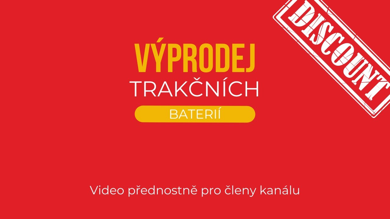 Výprodej #1 trakční baterie