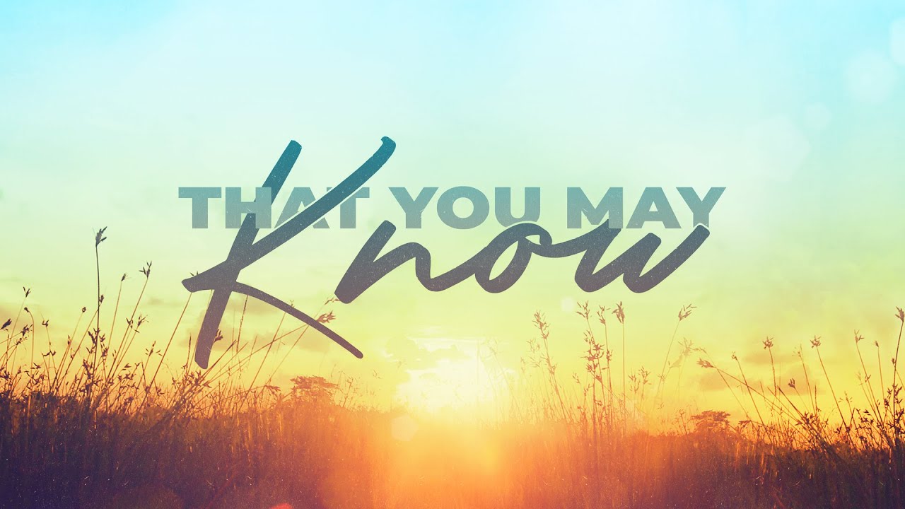 That You May Know | You Can Be Sure | November 23, 2025 | Daniel Jerkins
