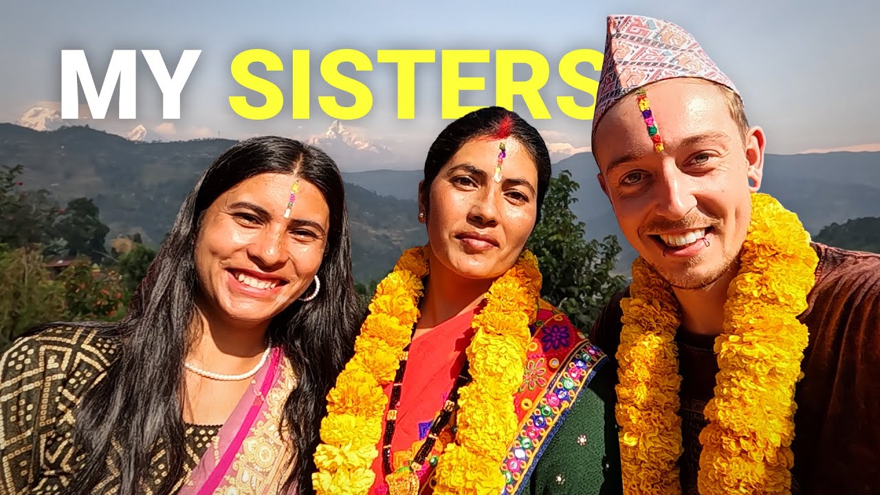 I Got TWO Nepalese Sisters at Tihar Festival in Nepal! 🇳🇵