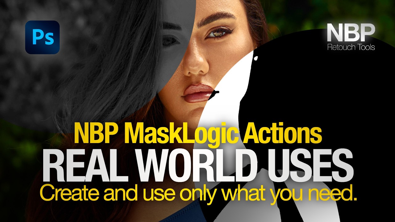 Photoshop: Мощное маскирование (добавление, вычитание, пересечение) и реальное применение MaskLog...