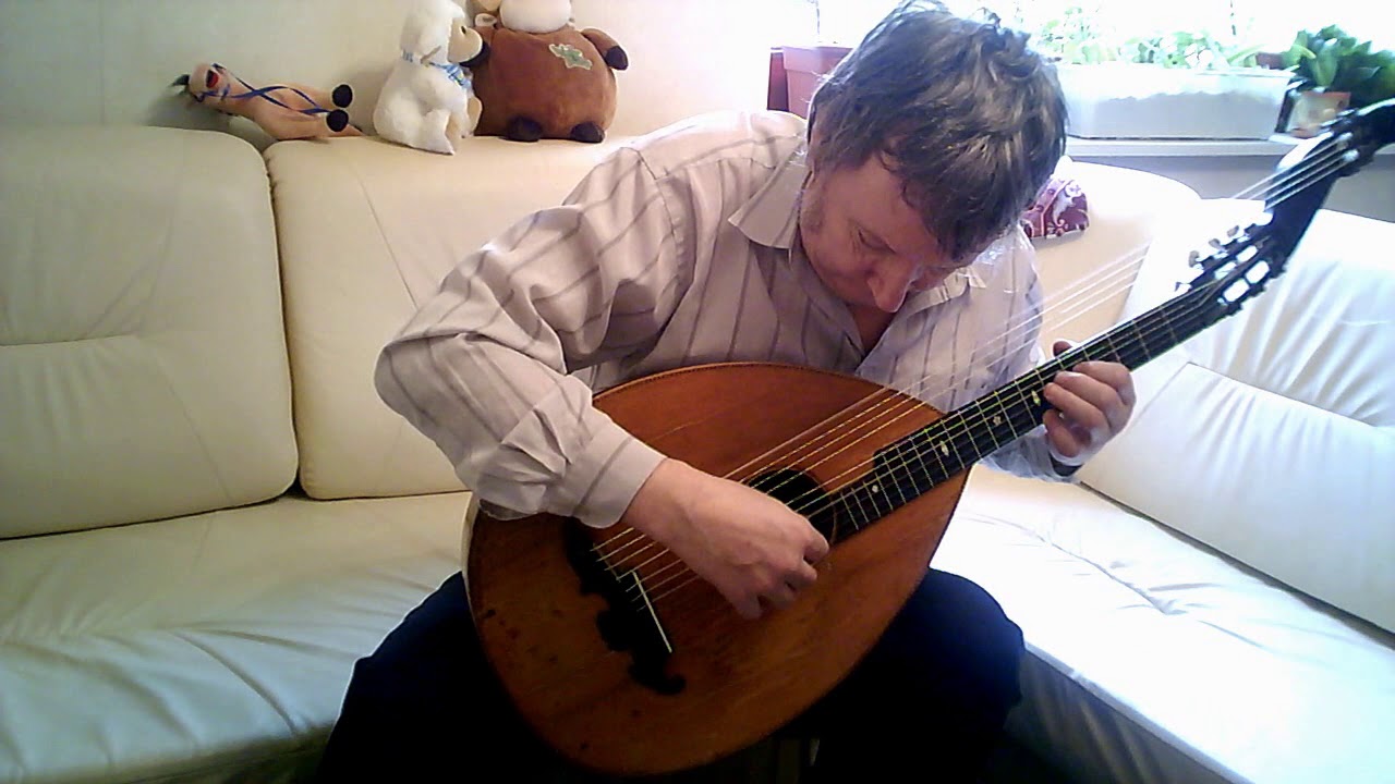 Sarabande by J.A.Losy on Antique 10-string Lute-Guitar