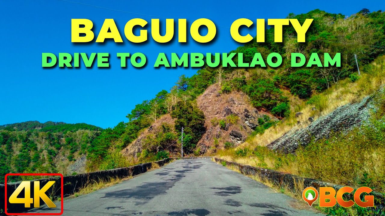 Drive to Ambuklao Dam: 4K footage of the stunning scenery!