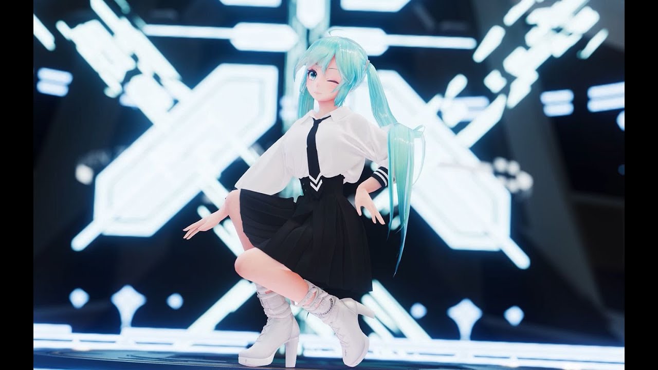 【Vocaloid MMD／4K／60FPS】Hatsune Miku 【シンデレラ 布料重置 】