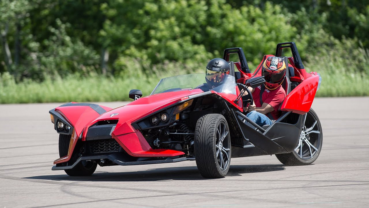 Первый взгляд на Polaris Slingshot 2015 года