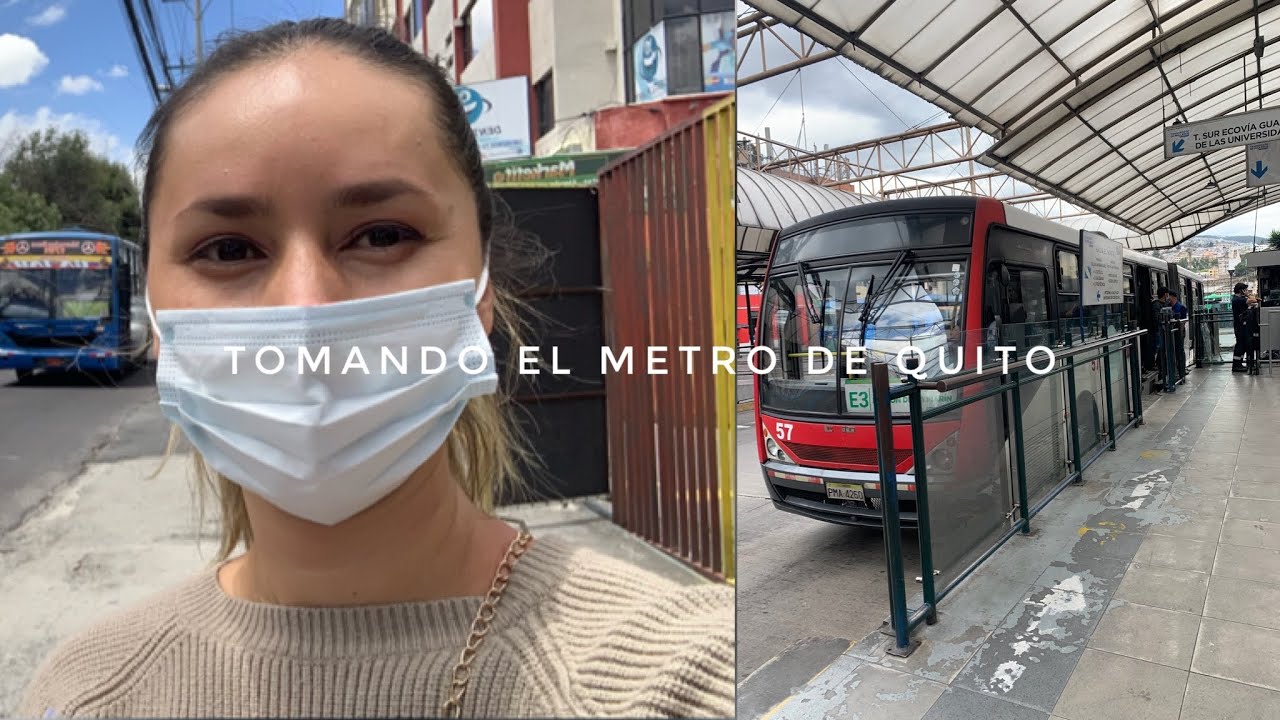 Tomando el metro 🚈 de Quito | Yuri Viajes