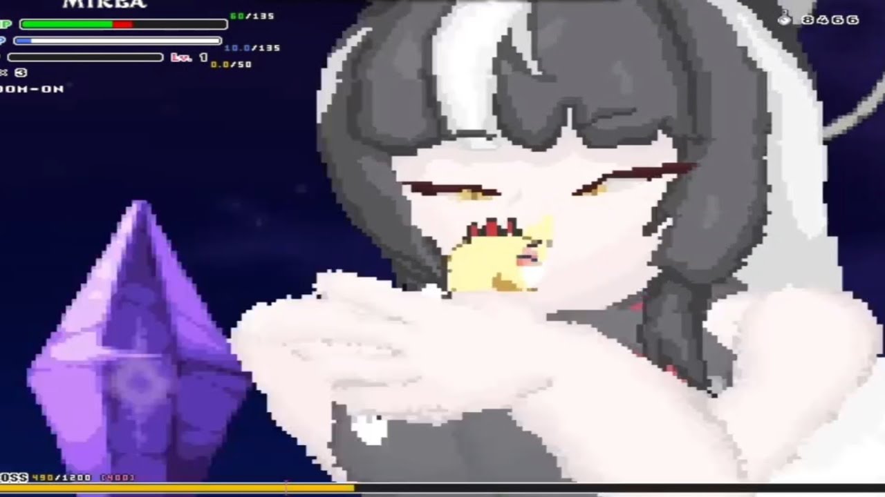 Charlie Morningstar VS Giantess Azami (but i play with zoom on) | Echidna Wars DX