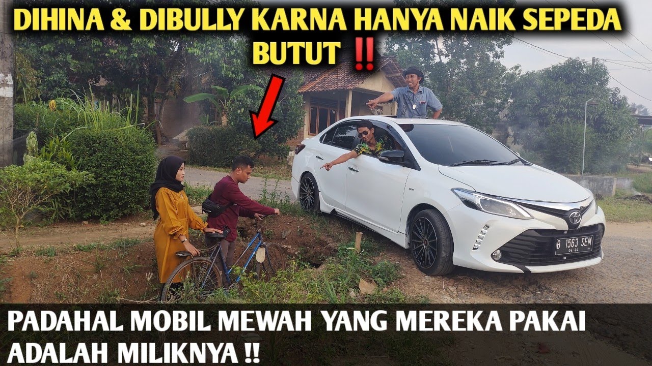 DIHINA & DIBULLY KARNA HANYA NAIK SEPEDA BUTUT ‼️ PADAHAL MOBIL MEWAH YANG MEREKA PAKAI MILIKNYA ‼️