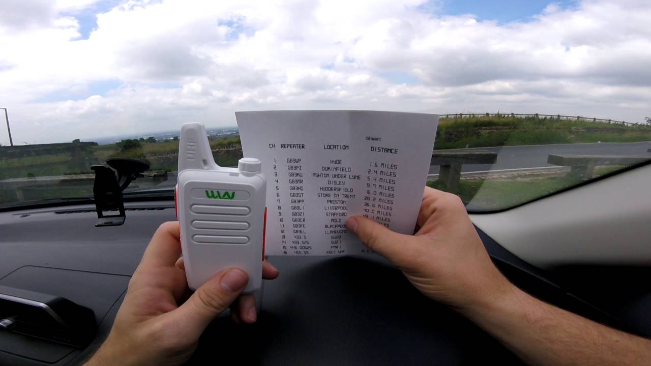 WLN KD-C1 Programming & 75 Mile Repeater Test  - Part 2