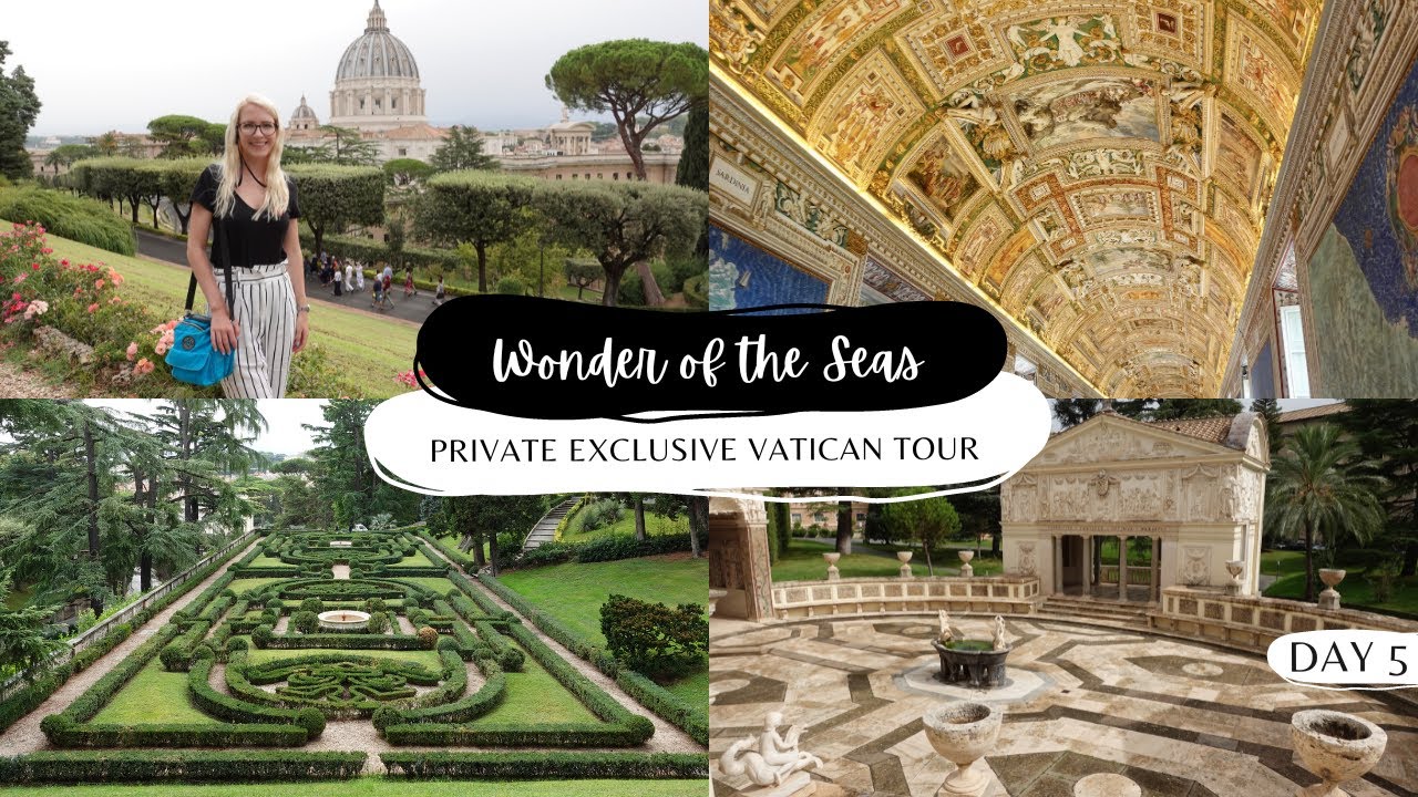 Exclusive Vatican Gardens Tour | Rome Cruise Port | Wonder of the Seas Vlog | Royal Caribbean Vlog