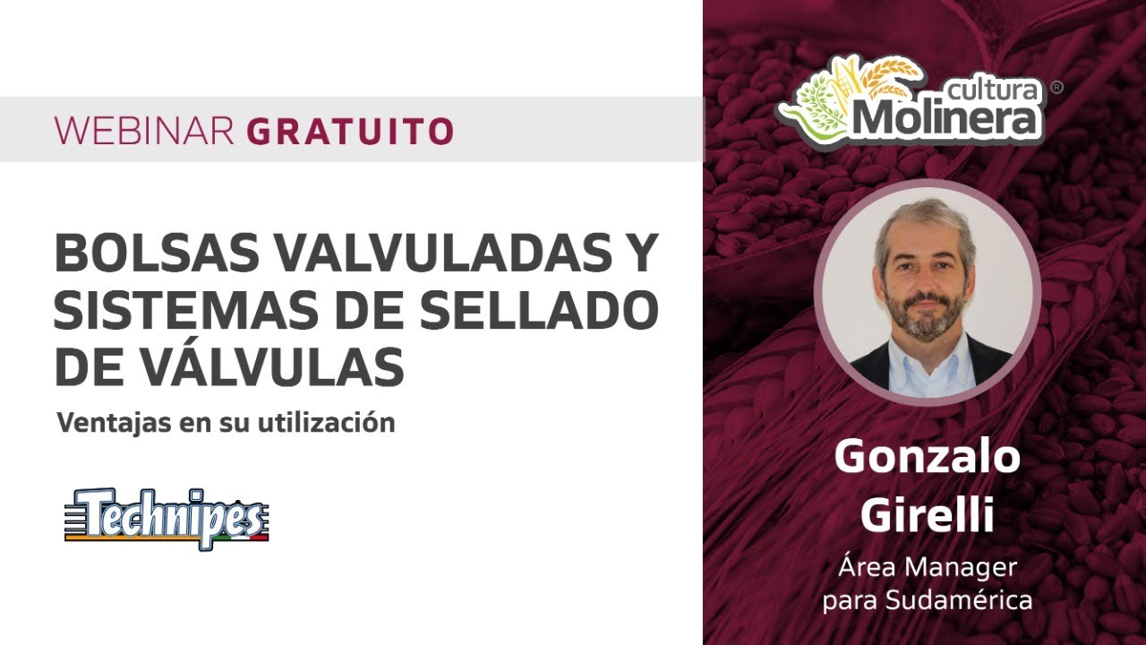 Webinar - Bolsas valvuladas y sistemas de sellado de válvulas