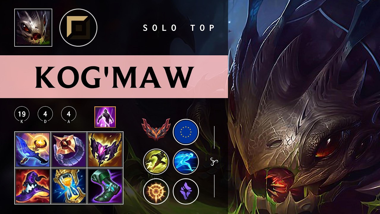 Kog'Maw Top vs Rumble - EUW Grandmaster Patch 26.05