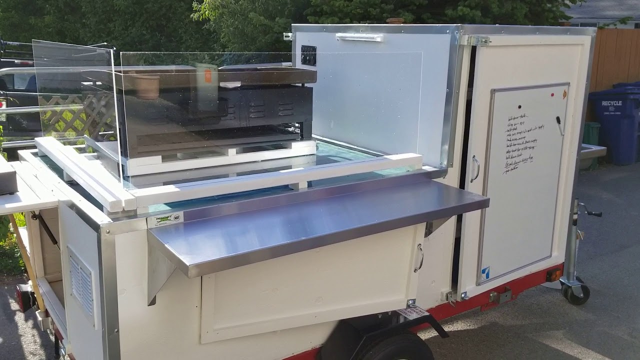 My homemade Hotdog stand trailer with 36