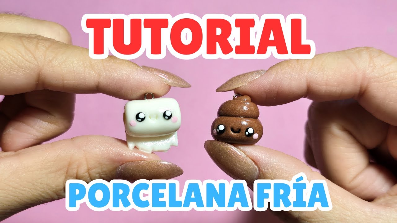 Cómo hacer dijes para COMPARTIR con porcelana fría - POPITA y PAPEL