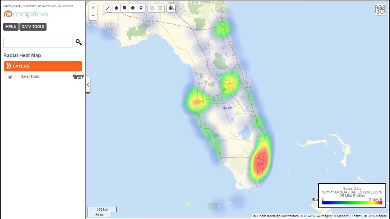 How to Create a Heat Map Radial Style