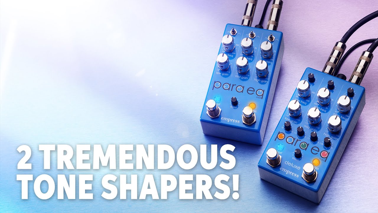 Two Incredible Parametric EQ Pedals from Empress
