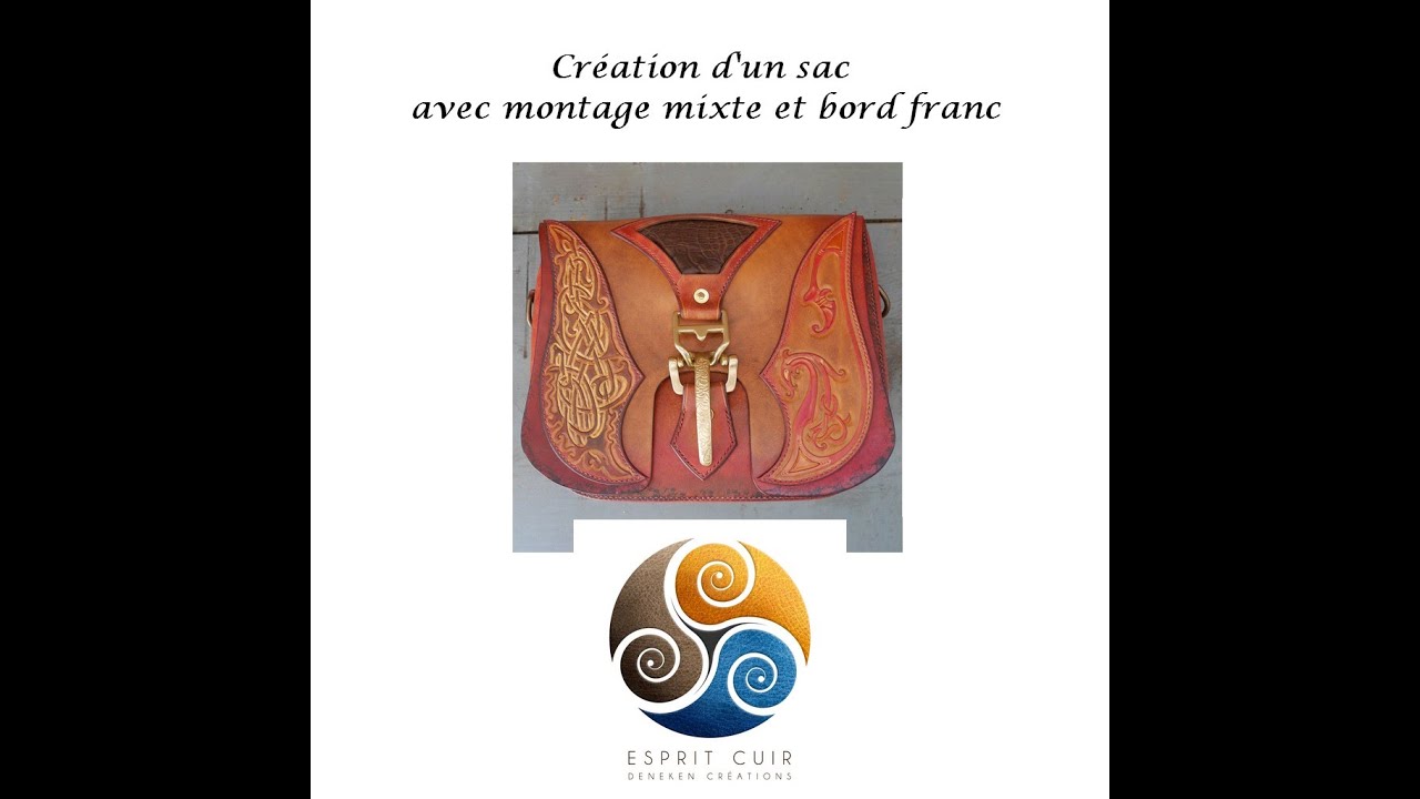 Création d'un sac avec montage mixte et bord franc