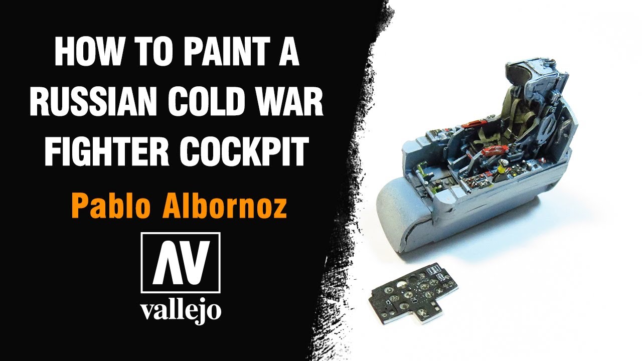 🔴How to PAINT a Russian Cold War Fighter Cockpit 🛩