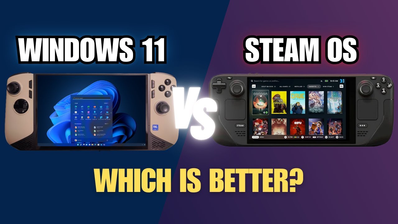MSI Claw vs Steam Deck: The REAL Software Battle (Windows 11 vs SteamOS)
