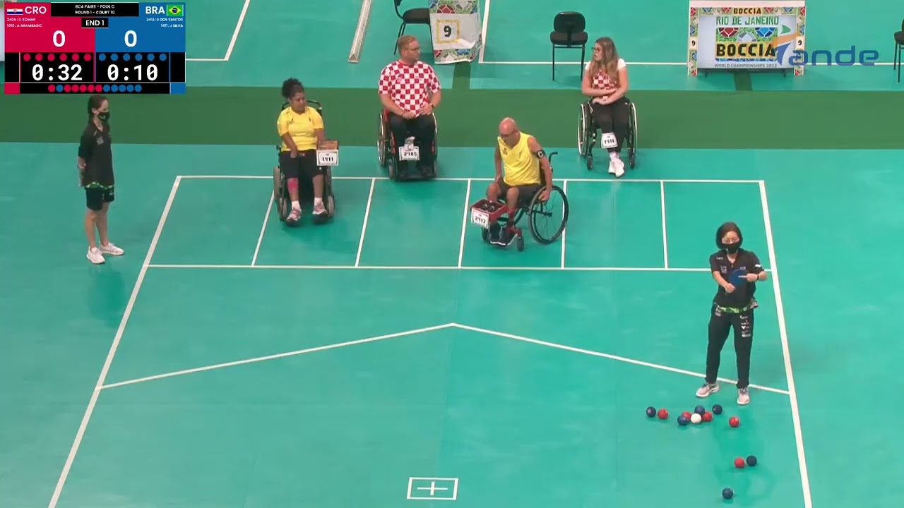 World Boccia Championships 11.12.2022. CROATIA vs. BRAZIL (BC4)