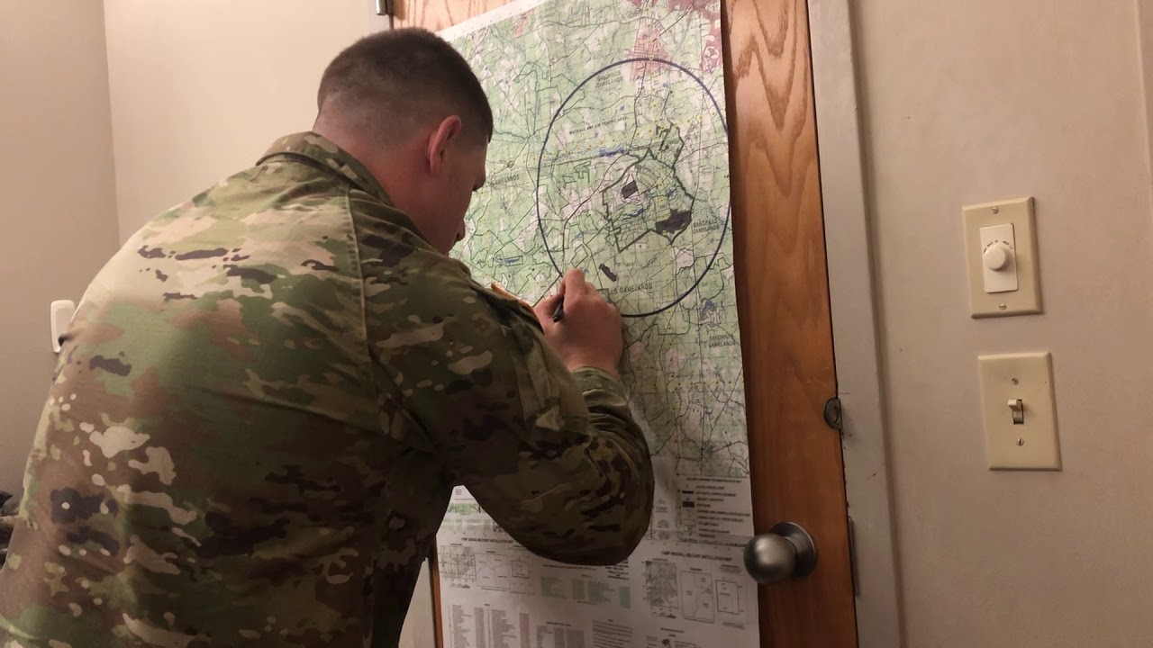 Determine Grid Azimuth Using a Protractor