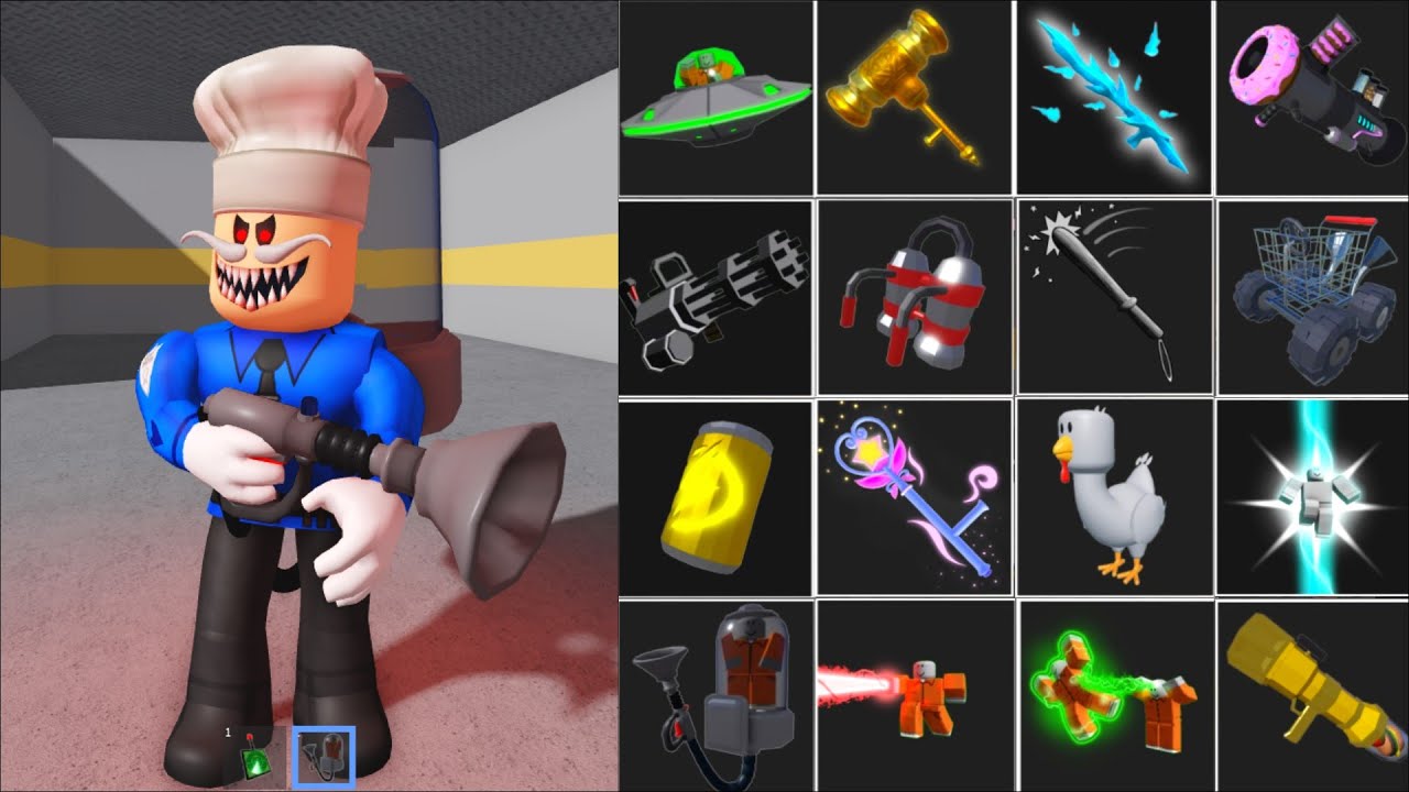 В игре Barry's Prison Run Obby разблокирован новый предмет: пылесос для игроков Roblox