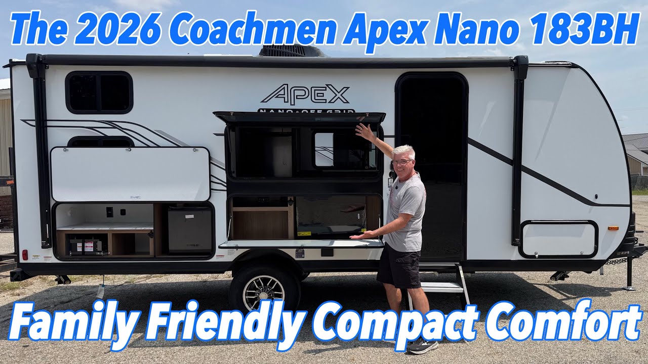 2026 Coachmen Apex 183BH | Family Friendly | Compact | Off-Grid Ready