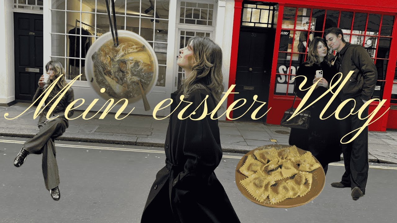 Mein erster Vlog, Studium, Jahresstart, London