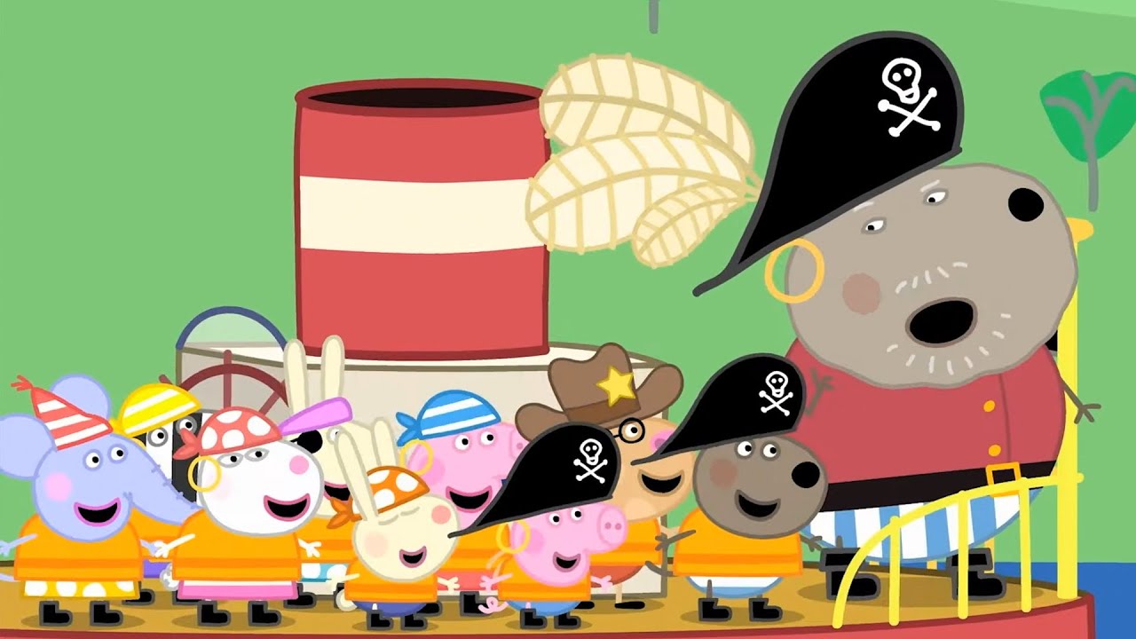 Gurli Gris | Piratparti | Tegnefilm for børn