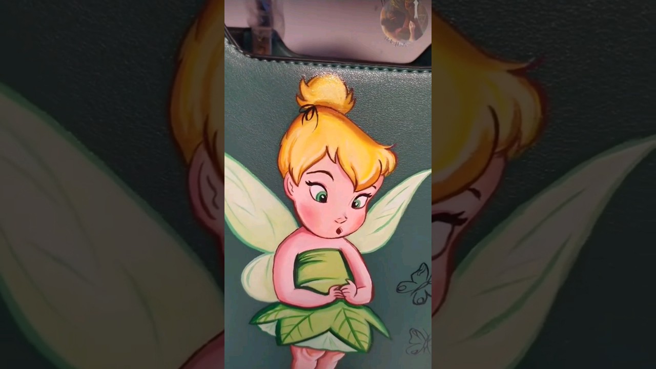 ✨Custom Sac en Peinture ✨Tinkerbell / Fée clochette 