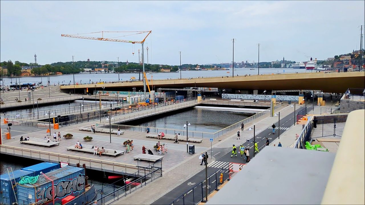 Nya Slussen Gamla Stan Stockholm uppdatering 2 juli 2025
