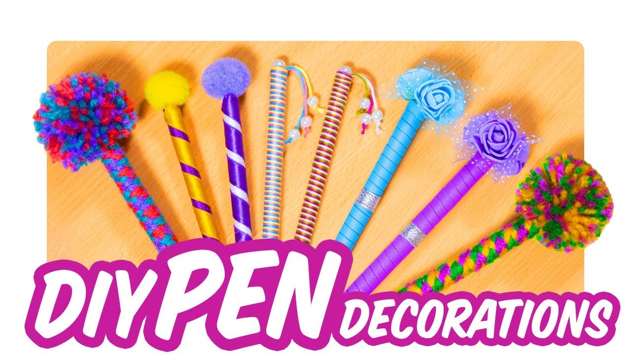 DIY Pen Decorations  | Back to School Supplies