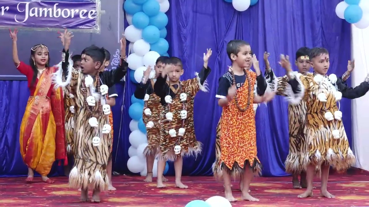 Parvati Boli Sankar Se - Welcome Dance - By U.K.G. Students - Little Star Jamboree 2082