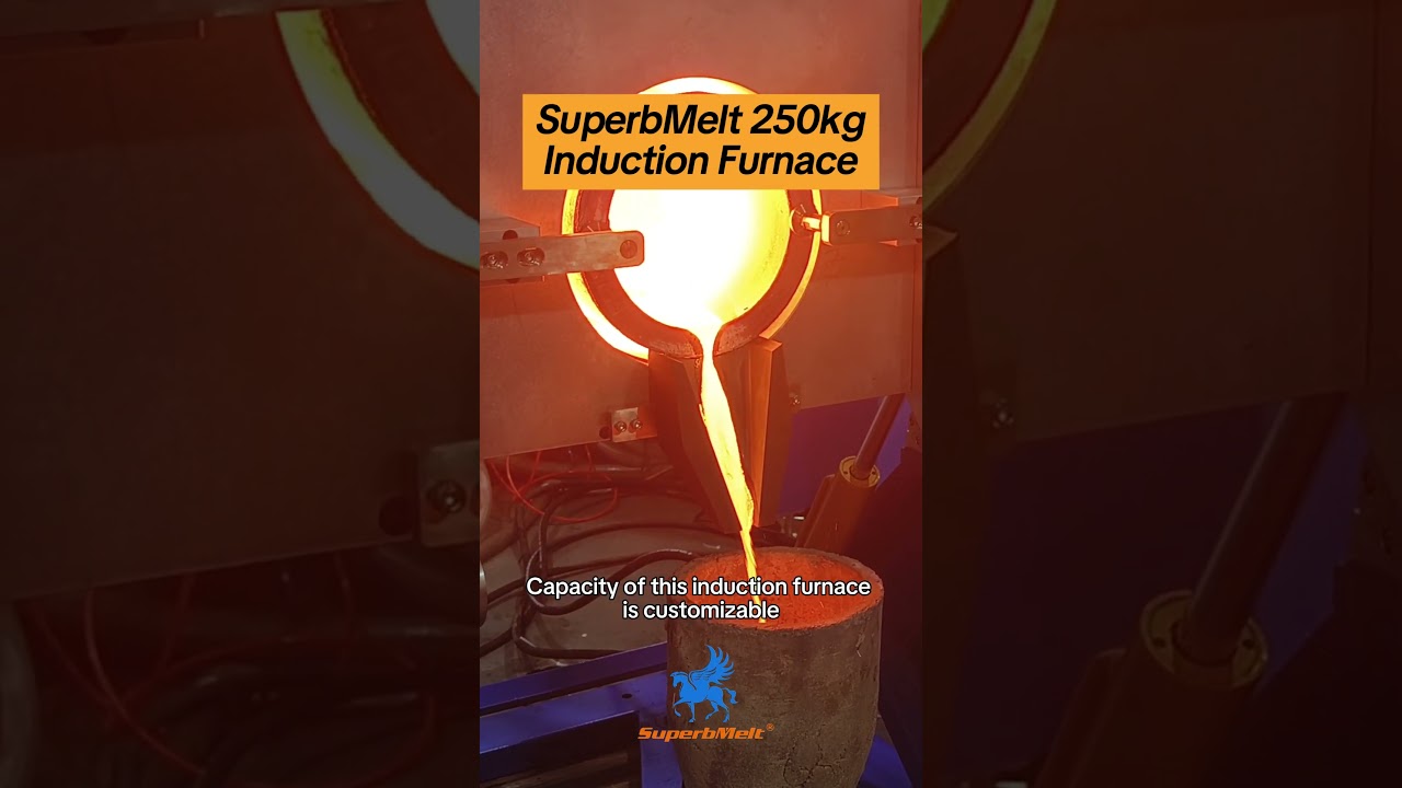 SuperbMelt 250 kg Induction Furnace