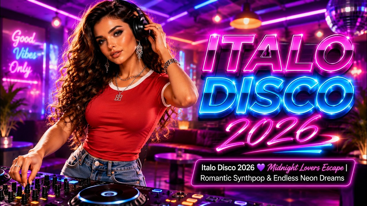 Italo Disco 2026 💜 Midnight Lovers Escape | Romantic Synthpop & Endless Neon Dreams