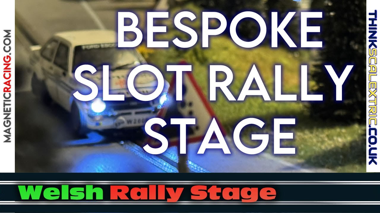 Bespoke Slot Rally Stage in a Welsh Village & Tree-Lined Hill Climb