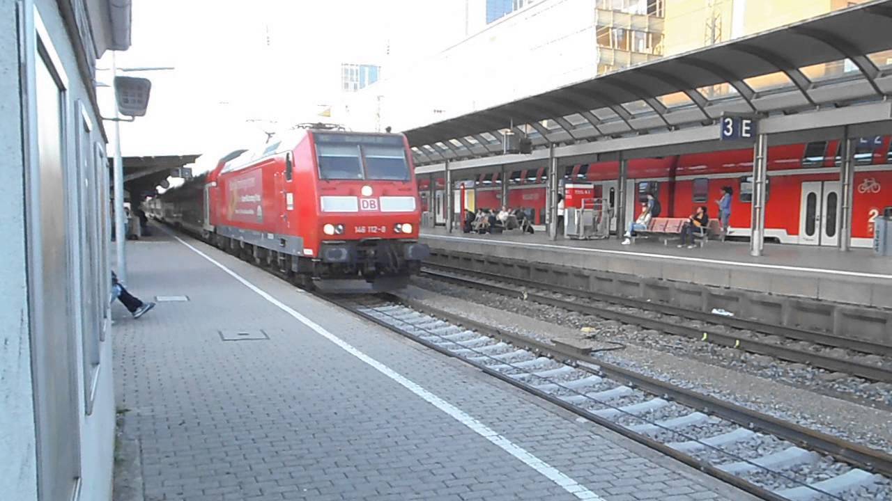 DB Regio Br 146 arriving at Freiburg HBF