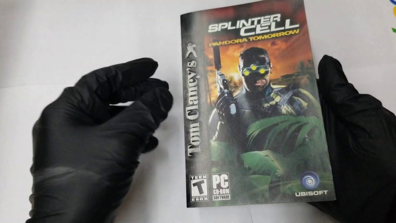 UNBOXING COVER 4K HD Tom Clancy's Splinter Cell: Pandora Tomorrow - PCby Ubisoft  Windows XP,
