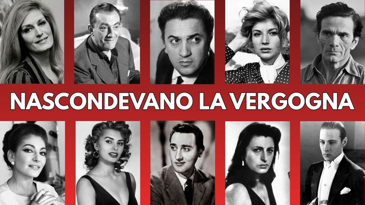 SEGRETI SVELATI: 10 stelle d&rsquo;Italia che hanno nascosto terribili segreti per tutta la vita