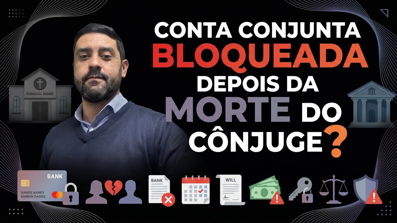Posso movimentar a CONTA CONJUNTA depois que o CÔNJUGE morrer?