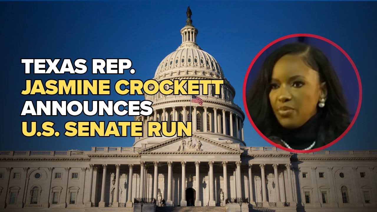 Texas Rep. Jasmine Crockett announces U.S. Senate run | Full speech