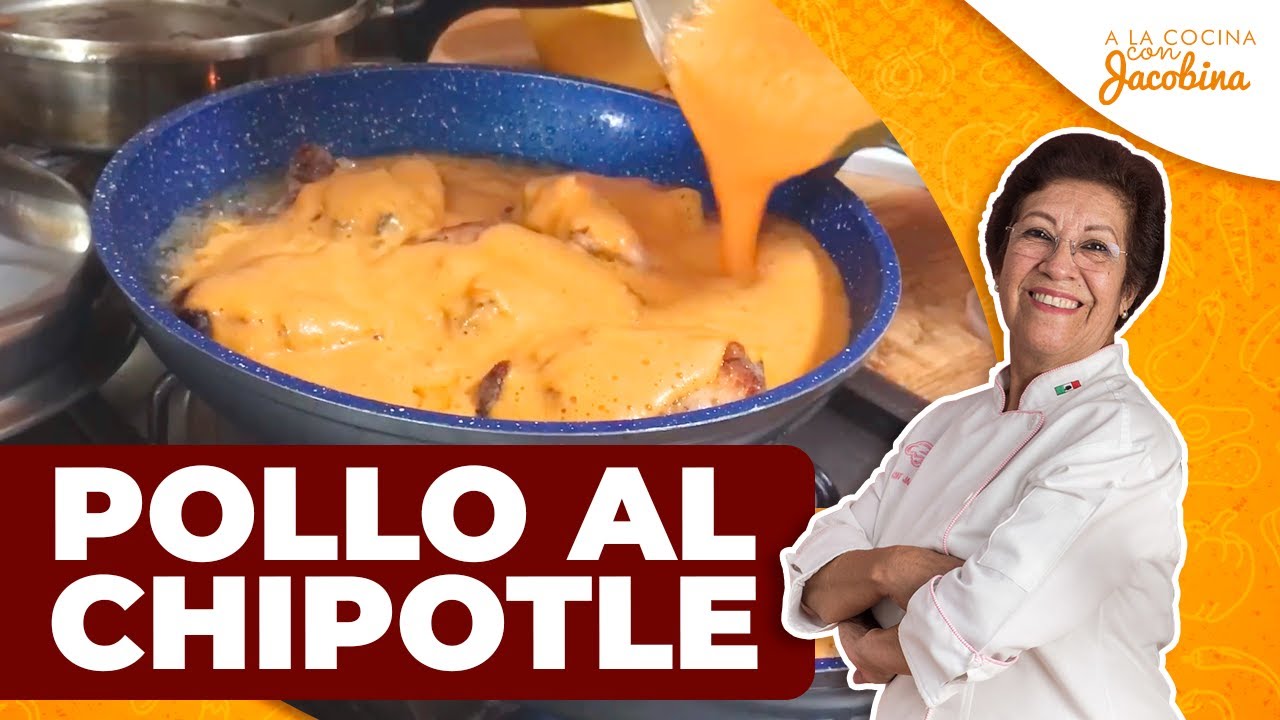 COMO HACER POLLO AL CHIPOTLE | POLLO EN CREMA DE CHIPOTLE FÁCIL Y RÁPIDO