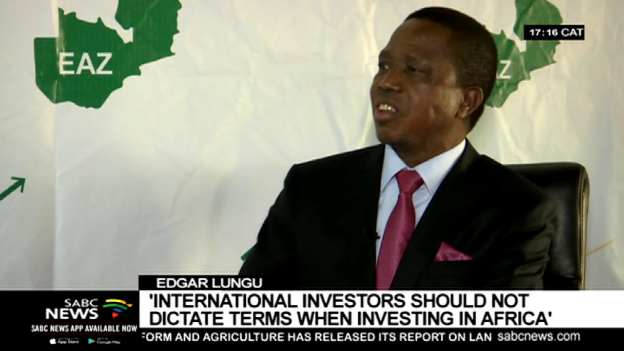 Pres. Lungu says the West should not dictate terms when engaging Africa on trade