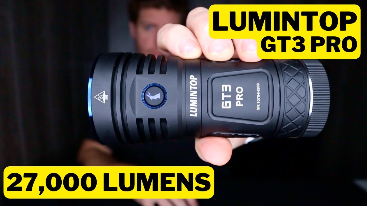 Обзор фонарика Lumintop GT3 Pro 27 000 люмен