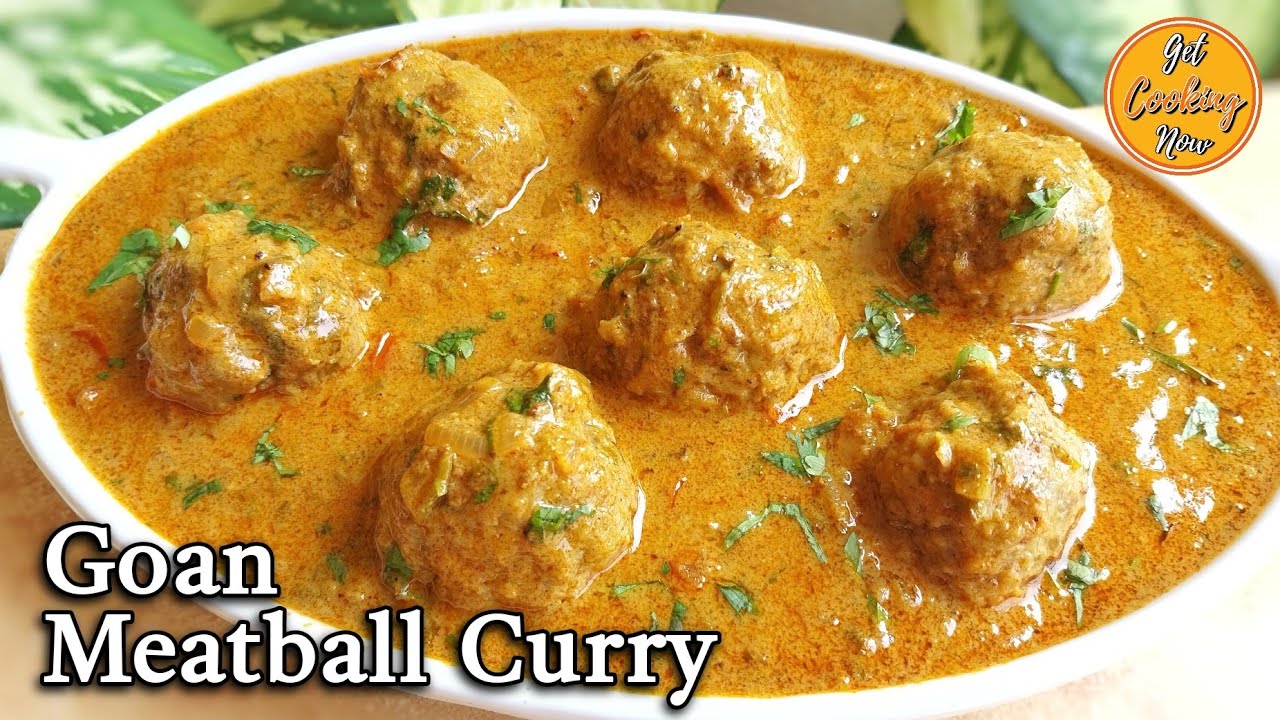 Goan Meatball Curry Recipe | Juicy Meatballs in Coconut Gravy | Traditional Goan Recipe