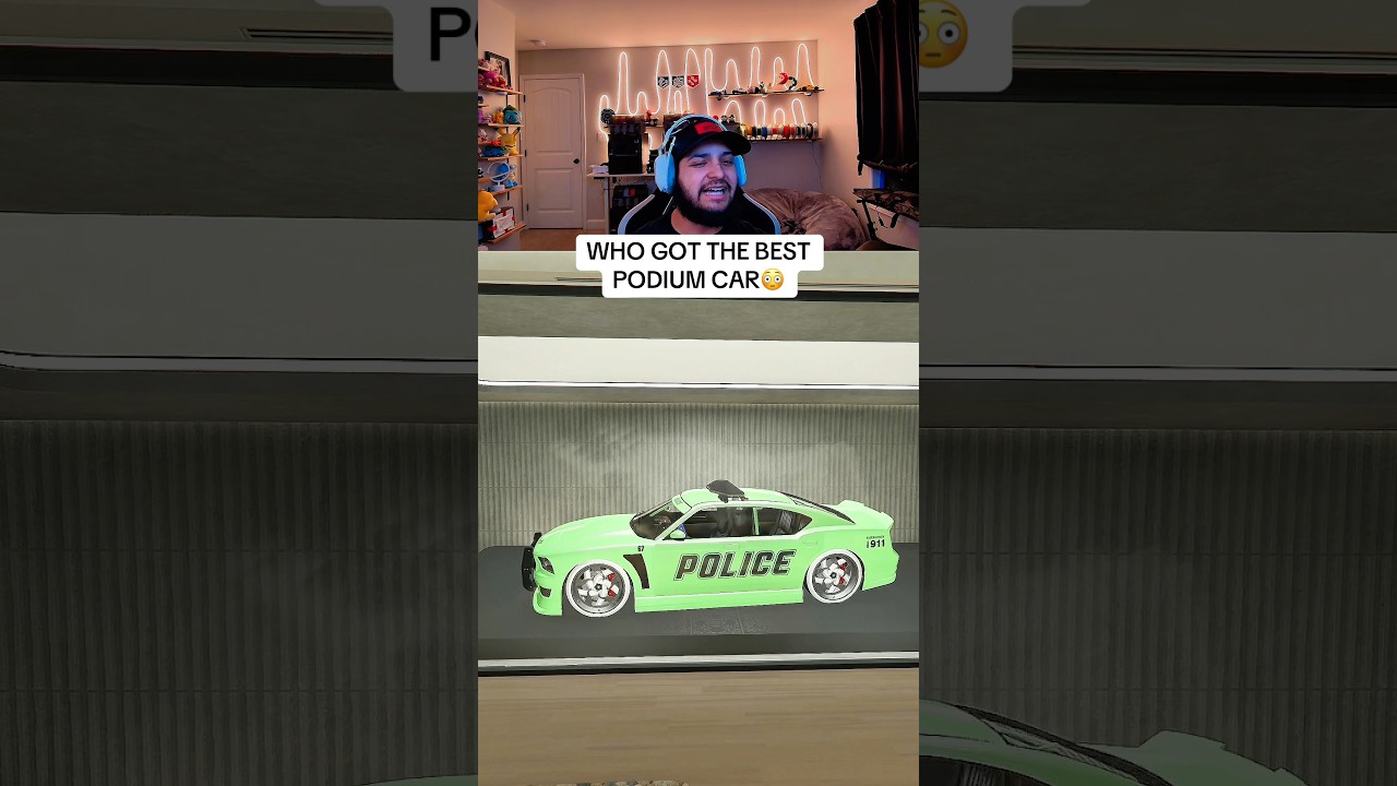 WHO Has The Best PODIUM CAR😳😳