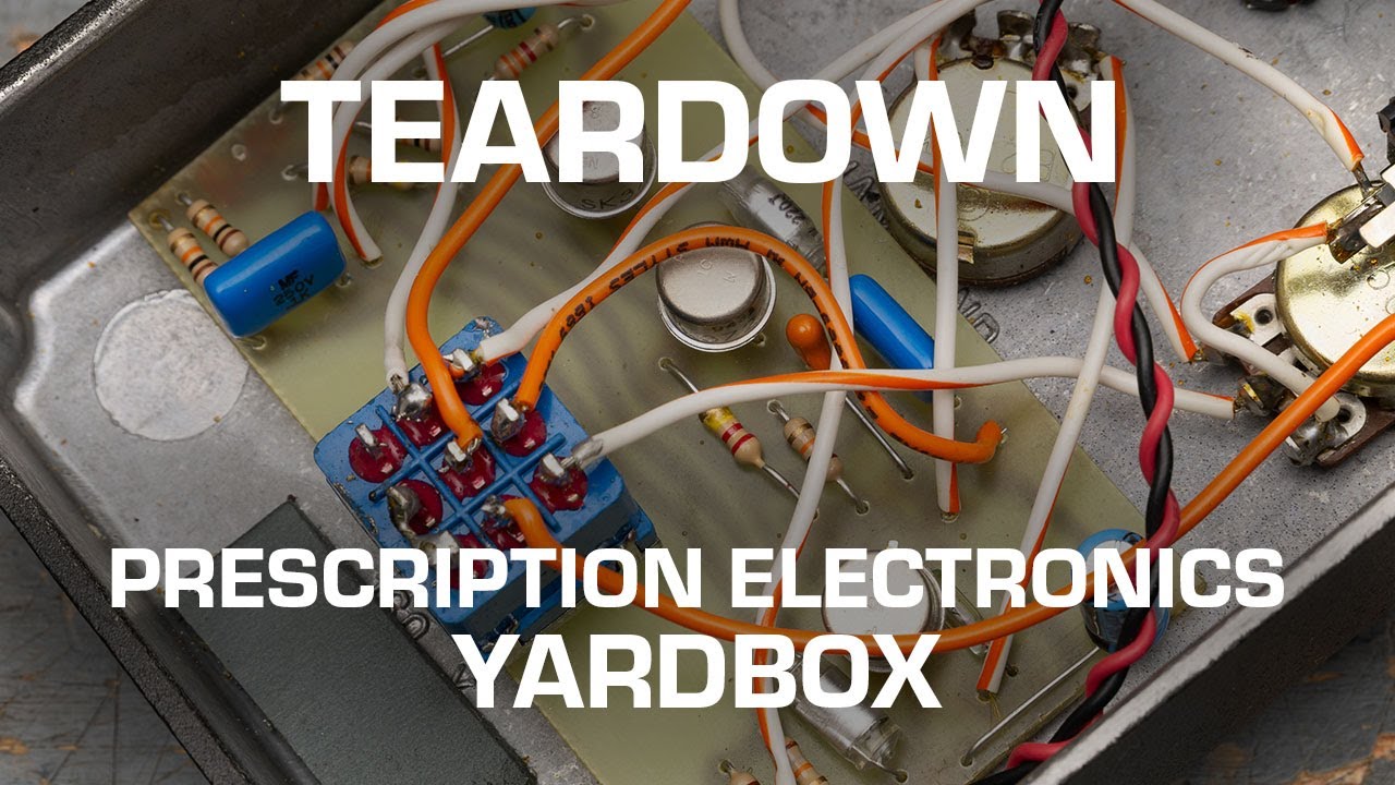 Prescription Electronics Yardbox Teardown! See what's inside!