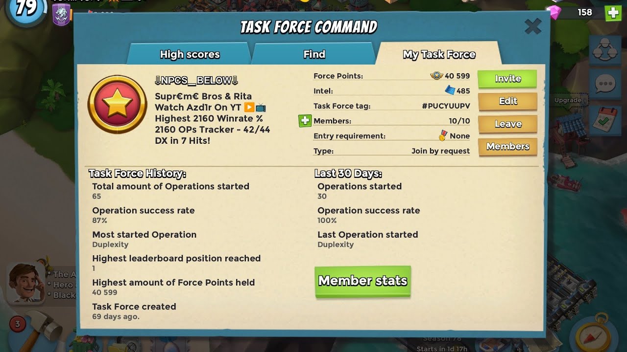 Boom Beach | 10 Man Duplexity 2160 | 