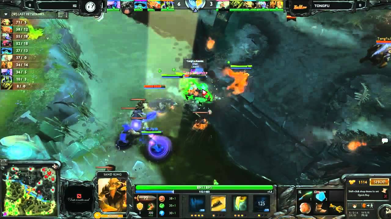 The International Dota 2. by mtrx4u. iG vs TongFu, g1