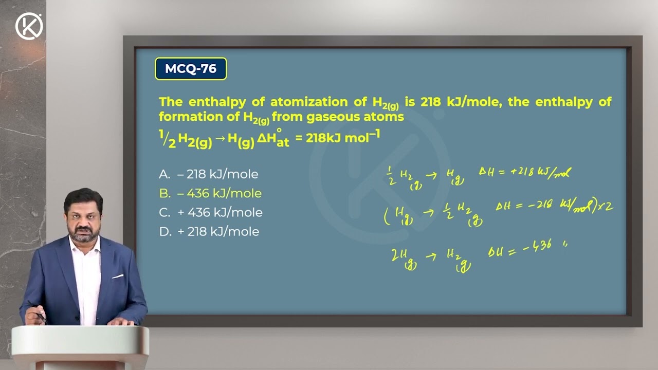 KIPS Virtual - Entry Test Pre Test 2025 Discussion Lecture - Chemistry - Study Online